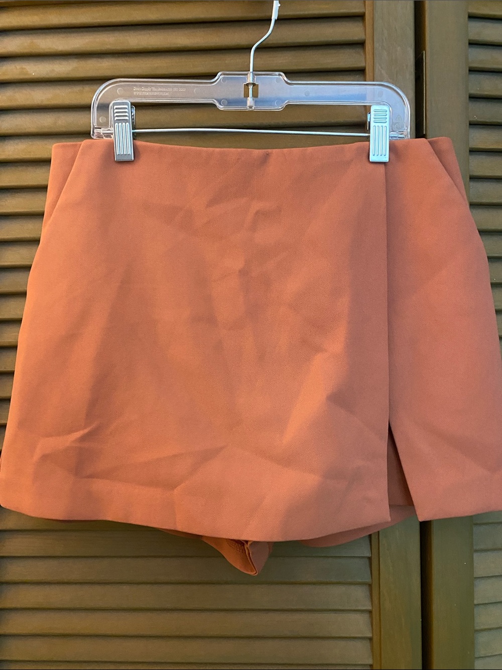 Women’s Rust Orange Skort Shorts